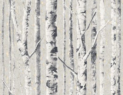 product image for Birch Wallpaper in Frost from the Sanctuary Collection by Mayflower Wallpaper 61
