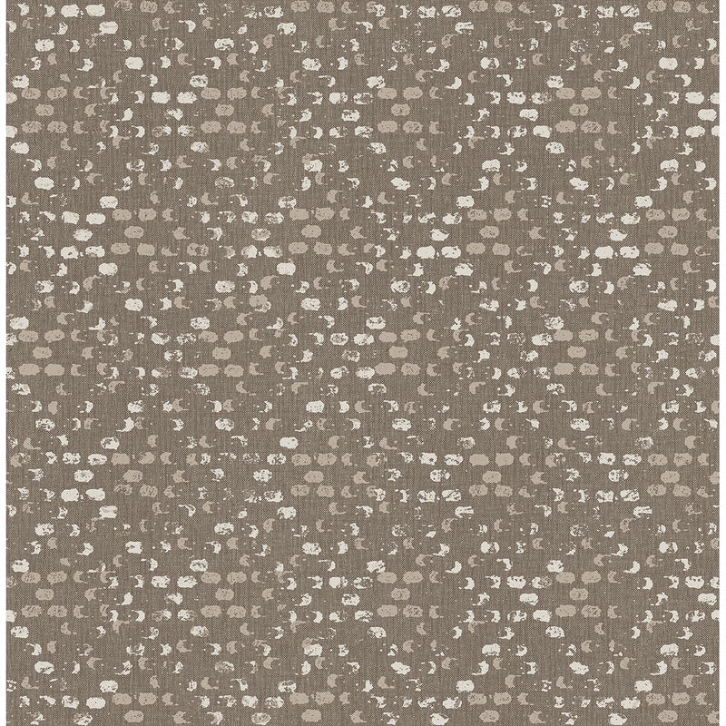 media image for Blissful Harlequin Wallpaper in Brown from the Celadon Collection by Brewster Home Fashions 288