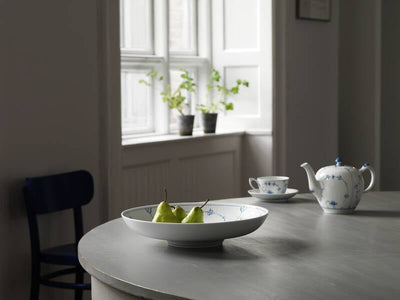 product image for blue fluted plain serveware by new royal copenhagen 1016759 63 97