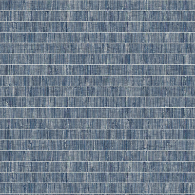 product image for Blue Grass Band Grasscloth Wallpaper in Hosta Blue from the More Textures Collection by Seabrook Wallcoverings 60