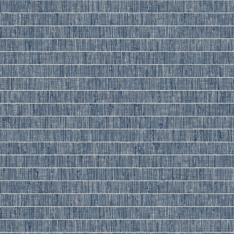 media image for Blue Grass Band Grasscloth Wallpaper in Hosta Blue from the More Textures Collection by Seabrook Wallcoverings 297