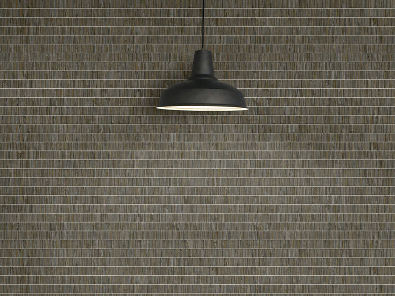media image for Blue Grass Band Grasscloth Wallpaper in Nutmeg from the More Textures Collection by Seabrook Wallcoverings 232