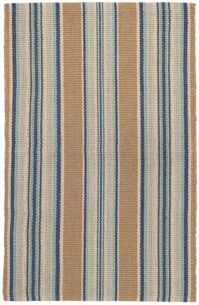 product image of blue heron stripe indoor outdoor rug by annie selke da142 1014 1 584