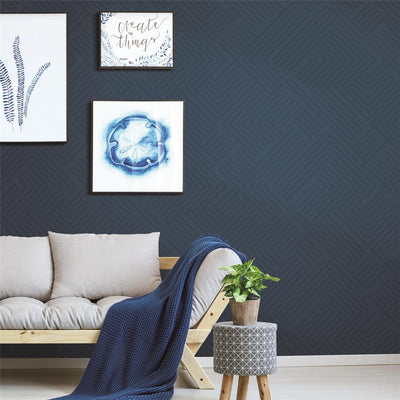product image for Blue Perplexing Peel & Stick Wallpaper by RoomMates for York Wallcoverings 78