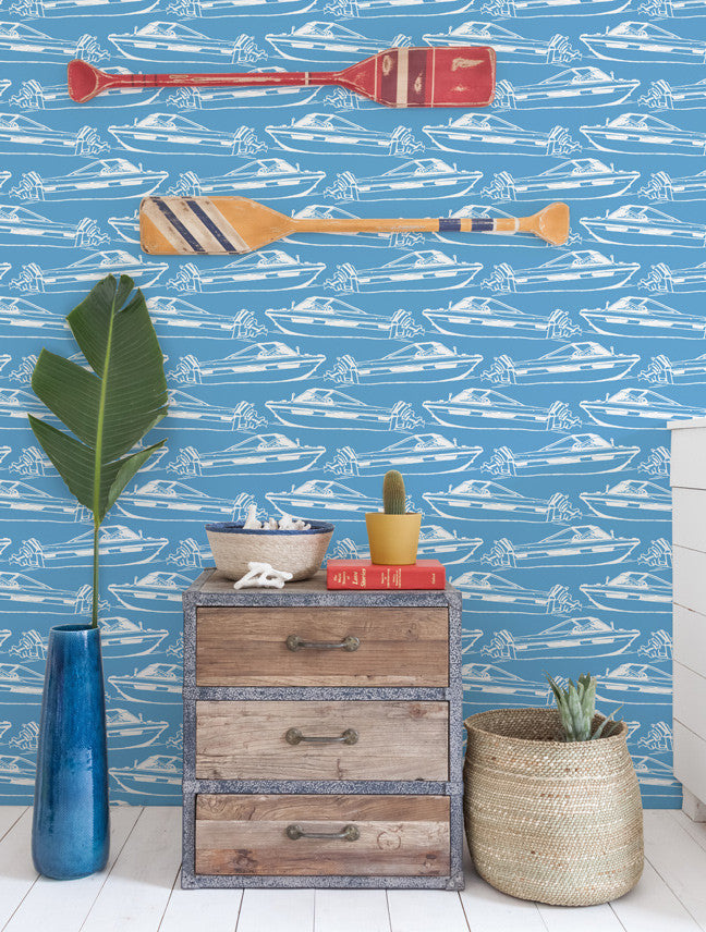 media image for Boating Wallpaper in Pool design by Aimee Wilder 298