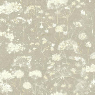 product image of Botanical Fantasy Wallpaper in Light Grey from the Botanical Dreams Collection by Candice Olson for York Wallcoverings 538