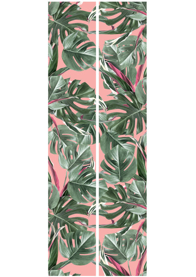 product image for Botanical Wallpaper Monstera Pink by KEK Amsterdam 28