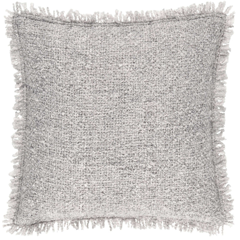 media image for boucle grey indoor outdoor decorative pillow by fresh american fr815 pil20 1 263