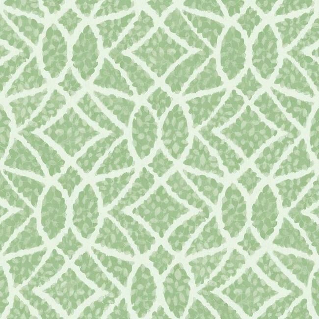 media image for Boxwood Garden Wallpaper in Green from the Grandmillennial Collection by York Wallcoverings 27