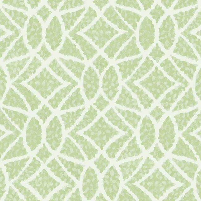 media image for Boxwood Garden Wallpaper in Light Green from the Grandmillennial Collection by York Wallcoverings 256