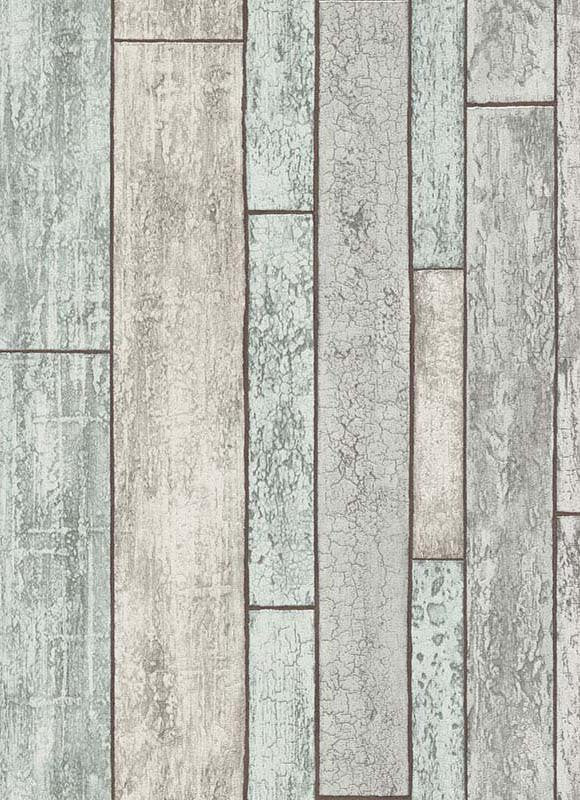 media image for Bram Faux Wood Wallpaper in Blue and Grey design by BD Wall 232