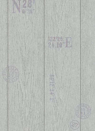product image of Brenden Faux Wood Wallpaper in Grey design by BD Wall 598