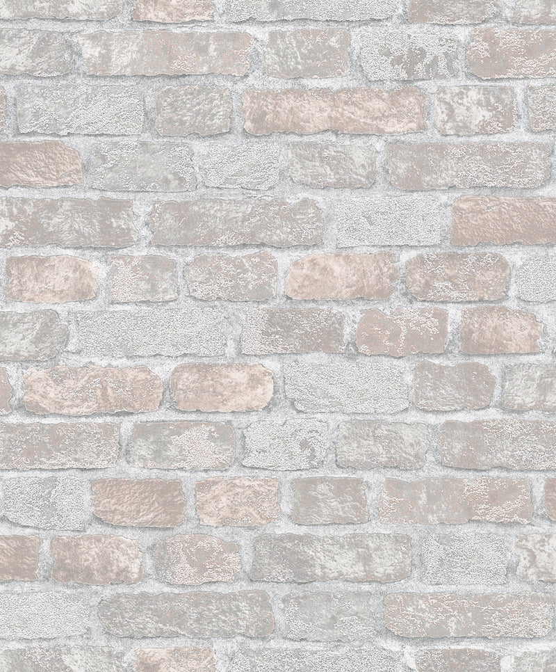 media image for Brick Wall Granulate 58410 Wallpaper by BD Wall 250