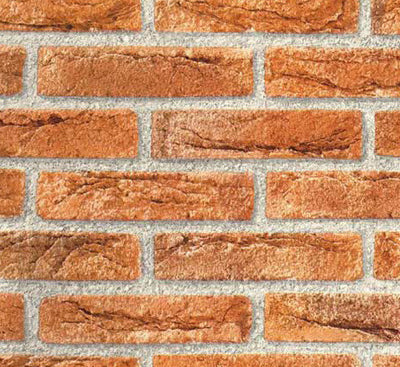 product image of Brick Red Contact Wallpaper by Burke Decor 543