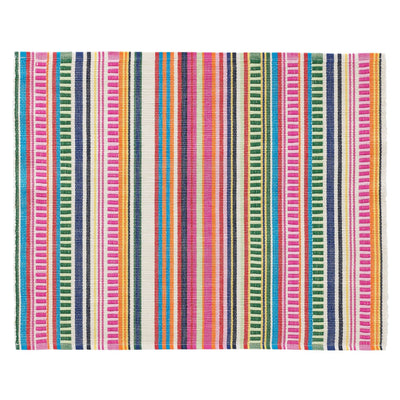 product image of bright stripe placemat by annie selke fr505 p4 1 589