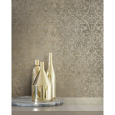 product image for Brilliant Scroll Wallpaper by Seabrook Wallcoverings 23