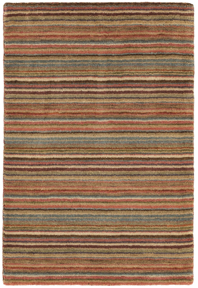 media image for brindle stripe spice loom knotted wool rug by annie selke rda080 258 1 263