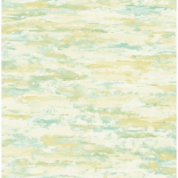 media image for Brushstrokes Wallpaper in Green and Gold from the French Impressionist Collection by Seabrook Wallcoverings 223