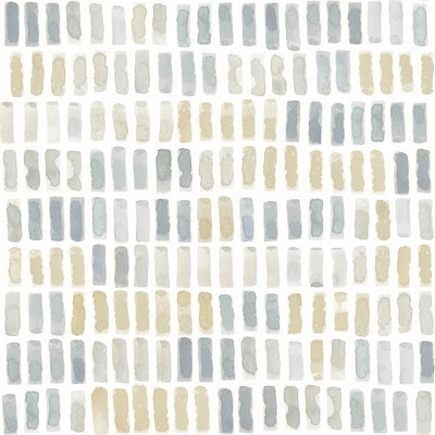 product image of Brynne Yellow Watercolor Wallpaper from the Scott Living II Collection by Brewster Home Fashions 596