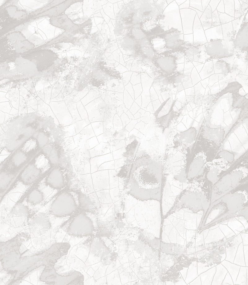media image for Butterfly Wallpaper in Silver, Cream, and Grey from the Aerial Collection by Mayflower Wallpaper 238