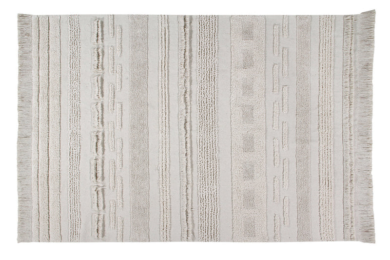 media image for air washable rug in natural in multiple sizes design by lorena canals 21 250