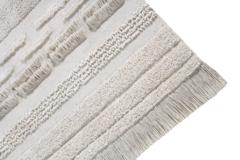 media image for air washable rug in natural in multiple sizes design by lorena canals 23 259