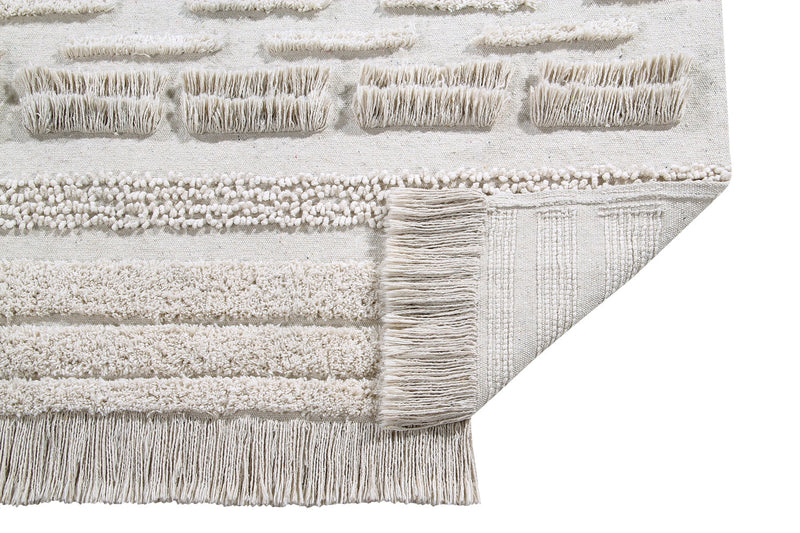 media image for air washable rug in natural in multiple sizes design by lorena canals 24 218