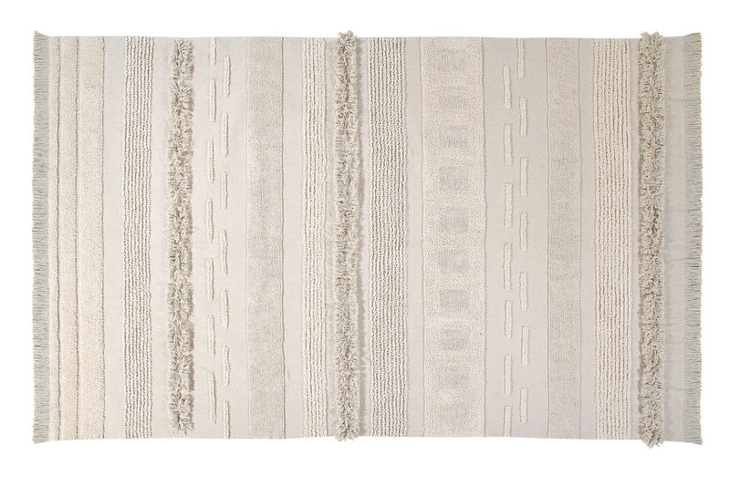 media image for air washable rug in natural in multiple sizes design by lorena canals 1 239