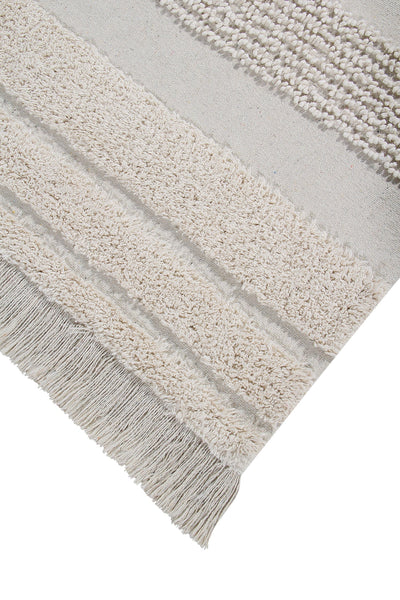 product image for air washable rug in natural in multiple sizes design by lorena canals 2 9