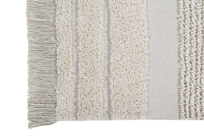 product image for air washable rug in natural in multiple sizes design by lorena canals 3 36