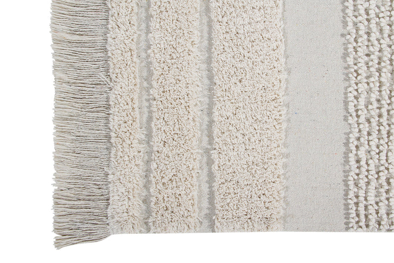 media image for air washable rug in natural in multiple sizes design by lorena canals 3 234
