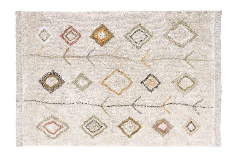 media image for kaarol earth washable rug by lorena canals c kaa nat 12 224