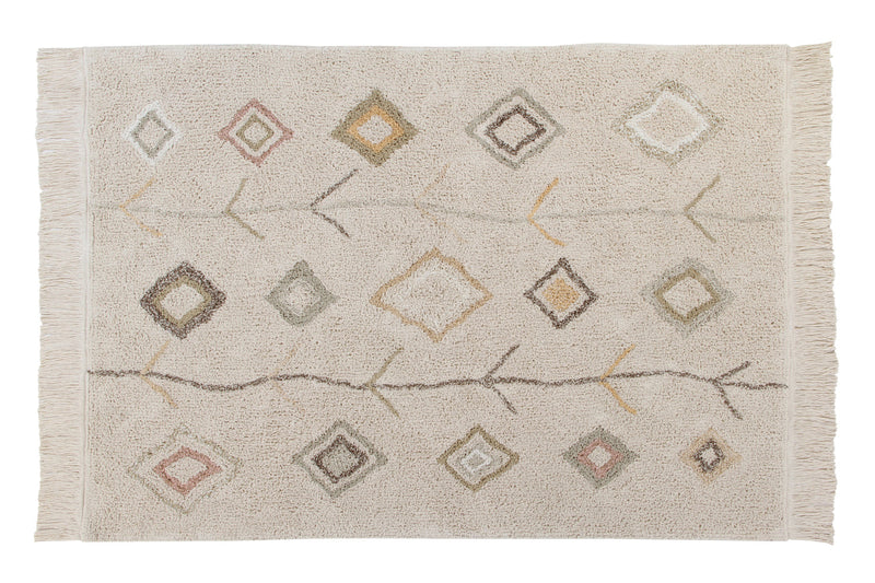 media image for kaarol earth washable rug by lorena canals c kaa nat 1 290