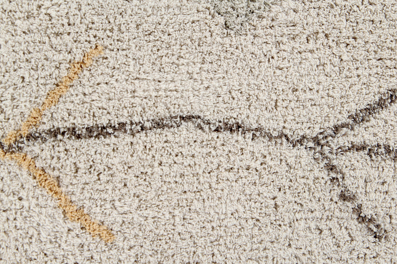 media image for kaarol earth washable rug by lorena canals c kaa nat 3 237