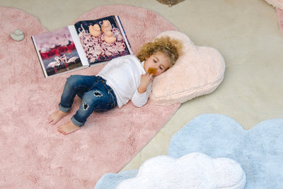product image for fluffy love rug in nude design by lorena canals 3 91