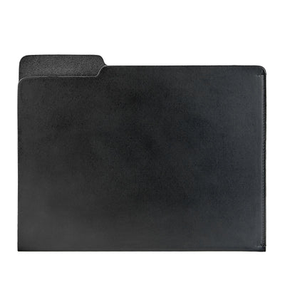 product image of Carlo File Folder Black Leather by Graphic Image 553