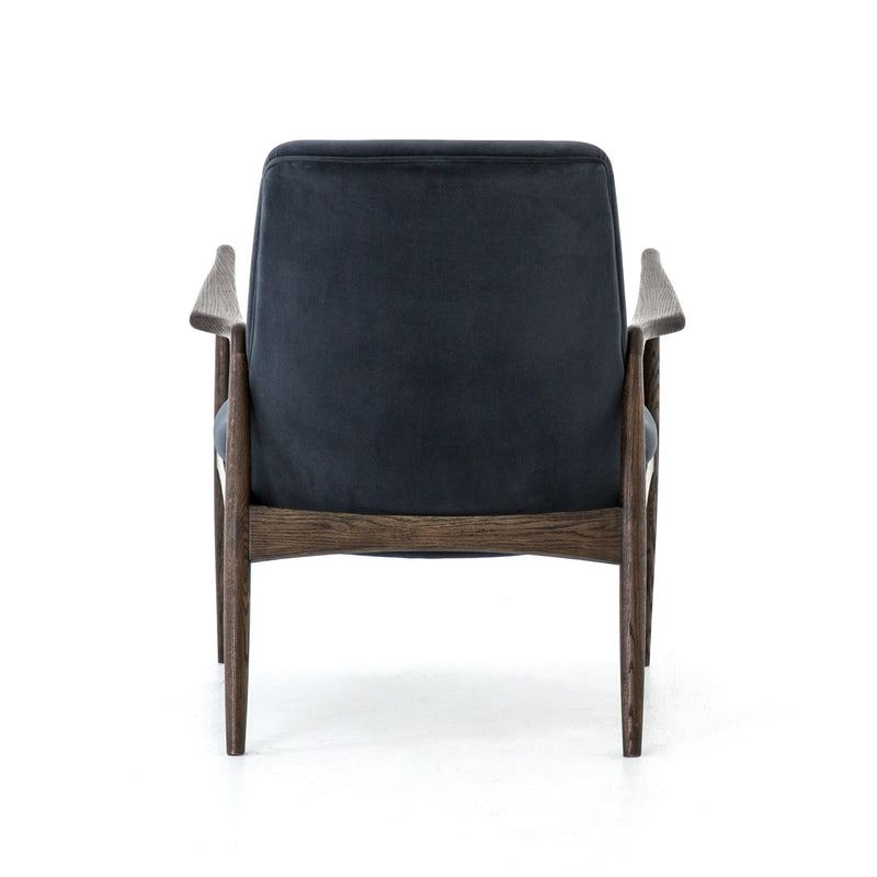 media image for Braden Chair In Modern Velvet Shadow 270