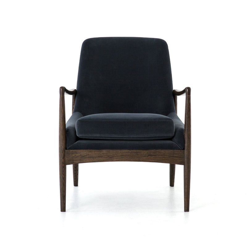 media image for Braden Chair In Modern Velvet Shadow 279