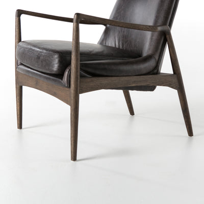 product image for Aidan Leather Chair In Durango Smoke 66