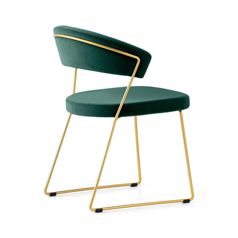 media image for new york painted brass metal chair by connubia cb102200033lslp00000000 4 292