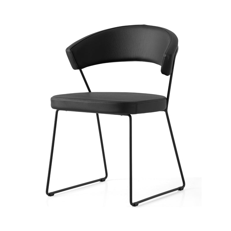 media image for new york black metal chair by connubia cb10220400156830000000a 1 262