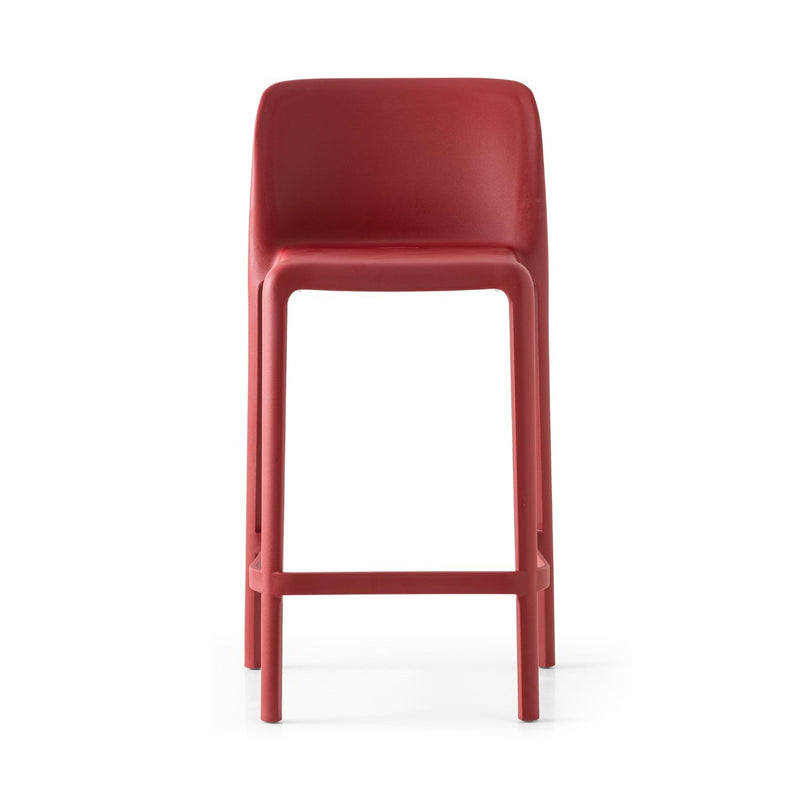 media image for bayo oxide red polypropylene counter stool by connubia cb198400003l0000000000a 2 22