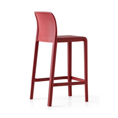 product image for bayo oxide red polypropylene counter stool by connubia cb198400003l0000000000a 4 54