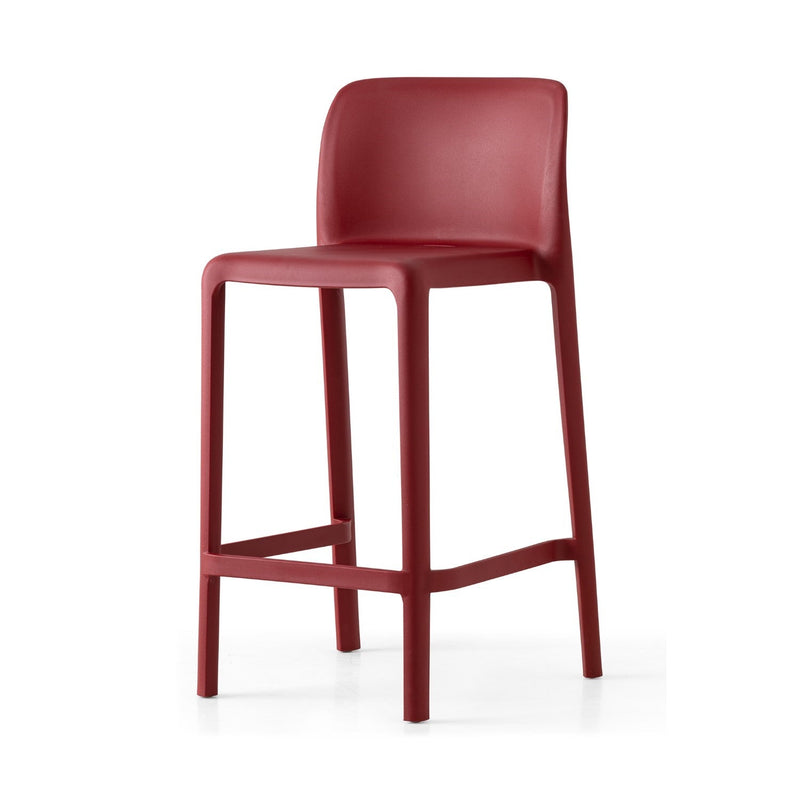 media image for bayo oxide red polypropylene counter stool by connubia cb198400003l0000000000a 1 20