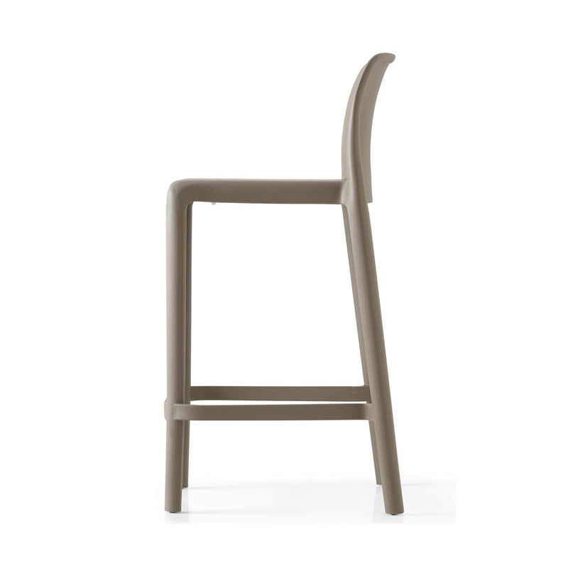 media image for bayo taupe polypropylene counter stool by connubia cb19840009000000000000a 3 271