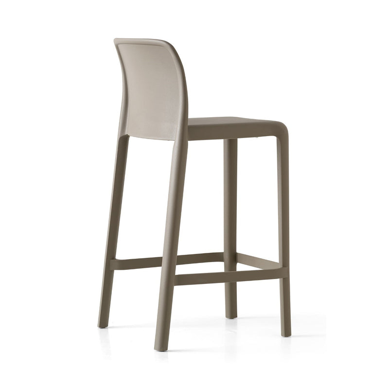 media image for bayo taupe polypropylene counter stool by connubia cb19840009000000000000a 4 254