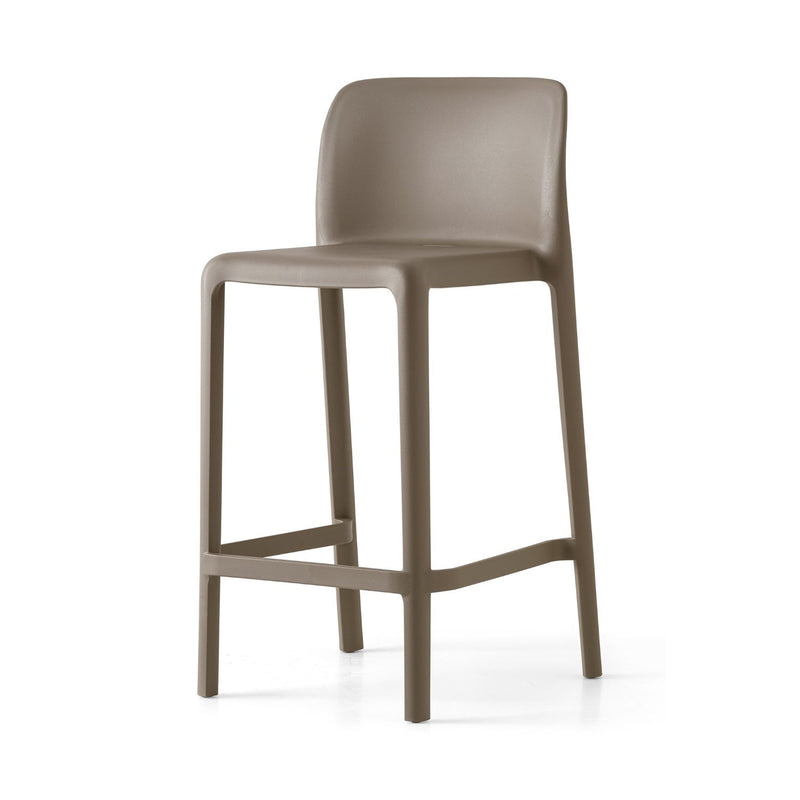 media image for bayo taupe polypropylene counter stool by connubia cb19840009000000000000a 1 239