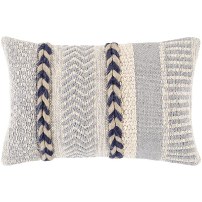product image for Cascada CDA-002 Hand Woven Pillow in Cream & Navy by Surya 61