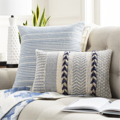 product image for Cascada CDA-002 Hand Woven Pillow in Cream & Navy by Surya 28