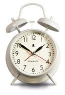 media image for the new covent garden alarm clock white design by newgate 1 215